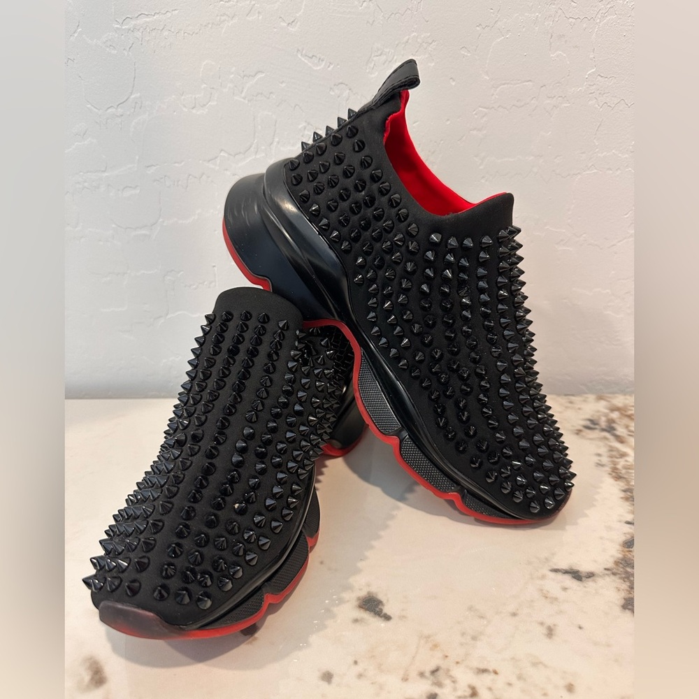 Stylish Black and Red Shoes